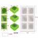 Palksky Silicone Mold, Palm olive leaves Craft Art Silicone Soap Mold Craft Molds DIY Handmade Soap Molds - Soap Making Supplies